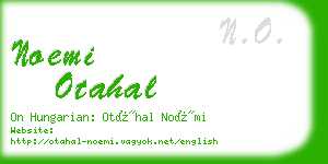 noemi otahal business card